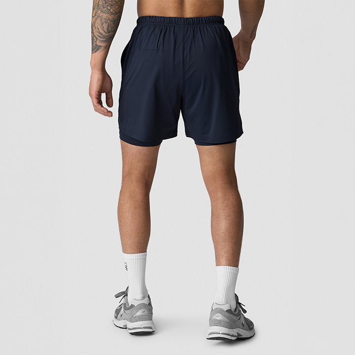 Stride Shorts Marinebl&aring;