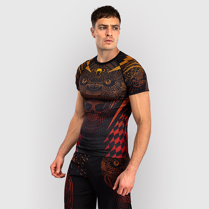 Venum Quetzal Fury Rashguard Svart R&oslash;d Oransje