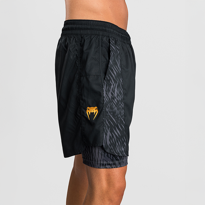 Venum X Chimaev Wild Borz Treningsshorts Svart Gr&aring;