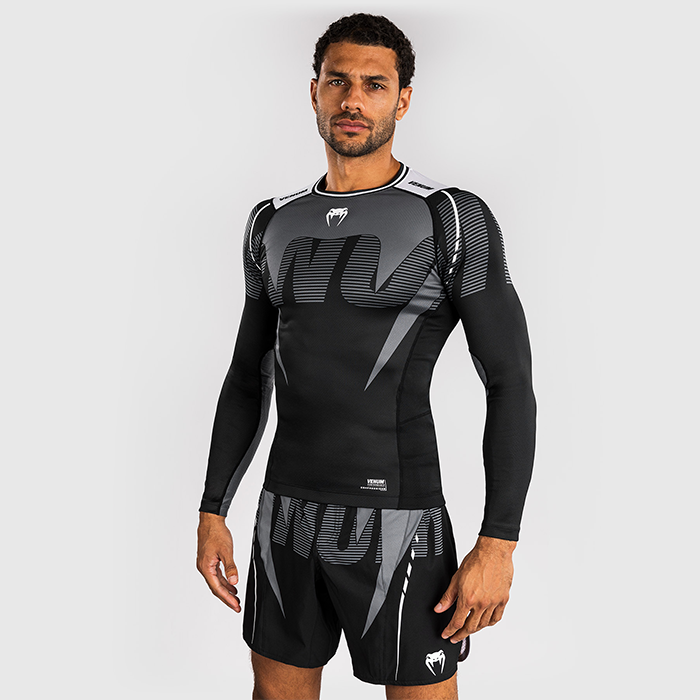 Venum Adrenaline Rashguard Svart Gr&aring;