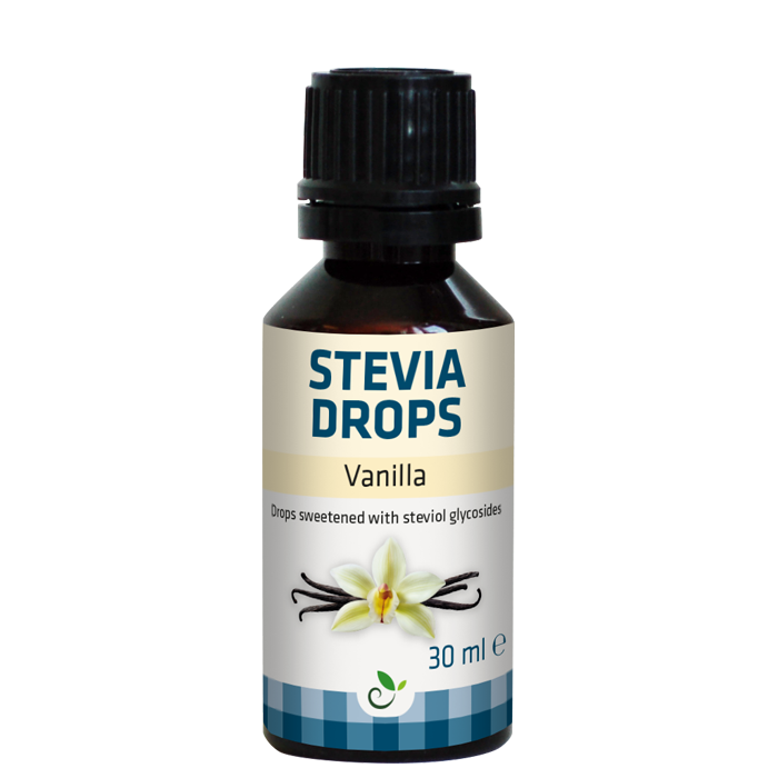 Stevia Dr&aring;per Vanilje 30 ml