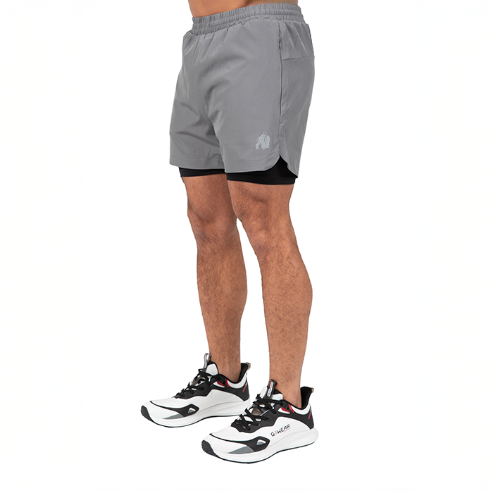 Cortez 2-In-1 Shorts Harmaa