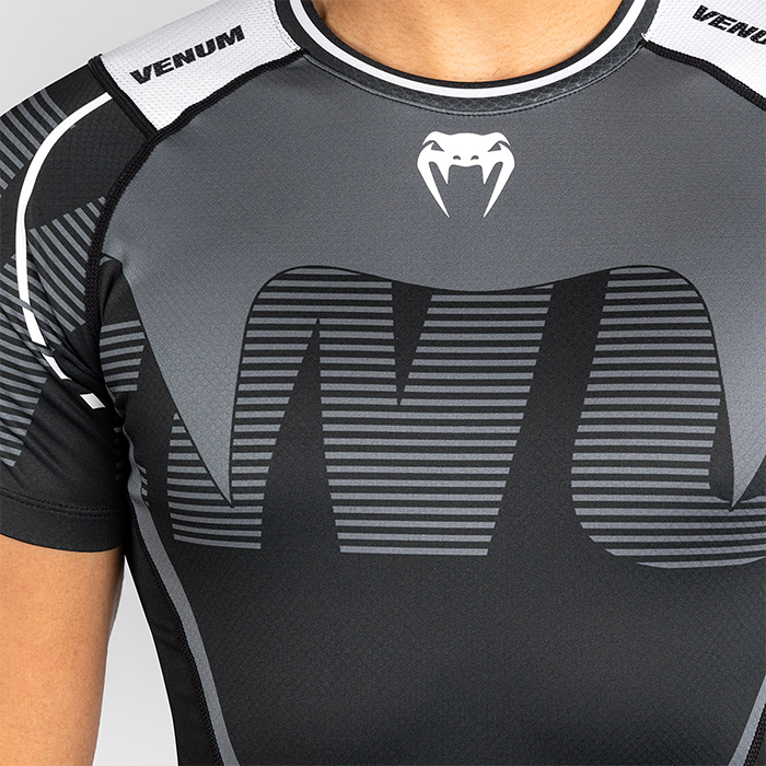 Venum Adrenaline Rashguard Kortermet Svart Gr&aring;