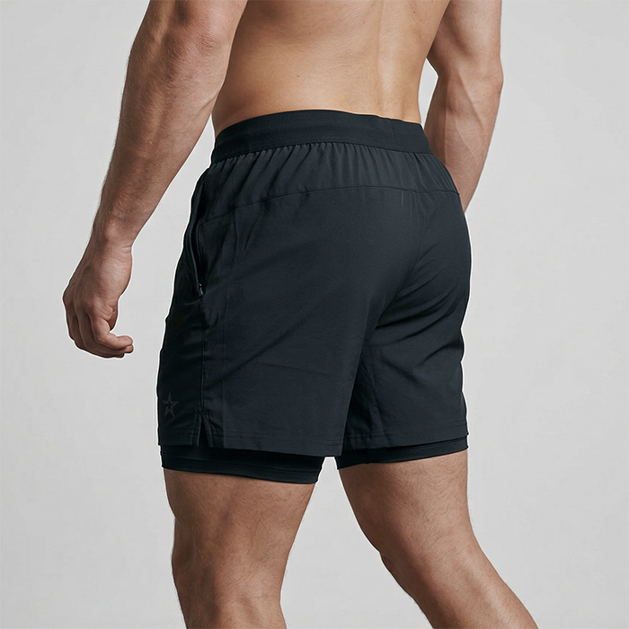 Star 2-i-1 Shorts Svart