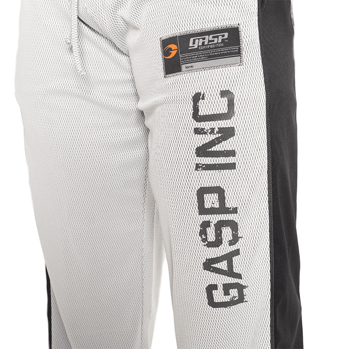 No 1 Mesh Pant, White/Grey