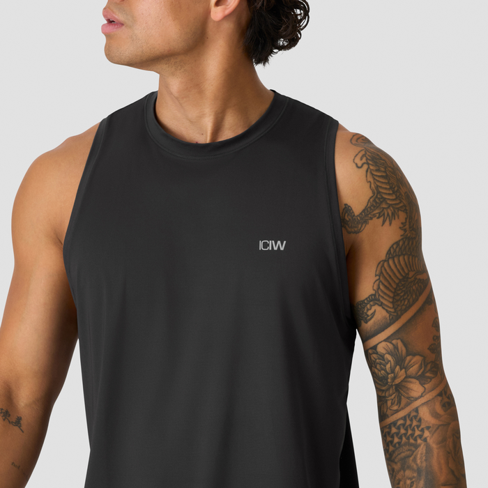Mirage Cardio Singlet M&oslash;rk Gr&aring;