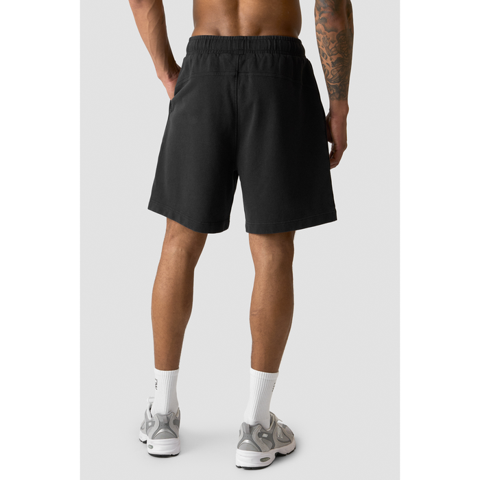 Grit Stonewashed Sweatshorts, Stonewashed Black