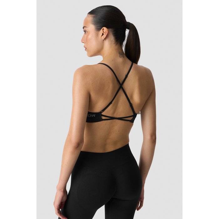 Shape Sports-BH med Tynne Stropper Svart