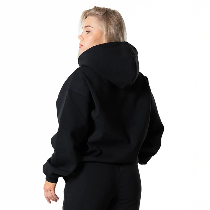 Clean Oversized Hettegenser Svart