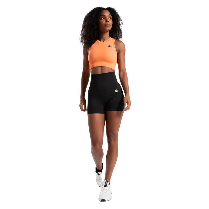Olivia Seamless Shorts, Black