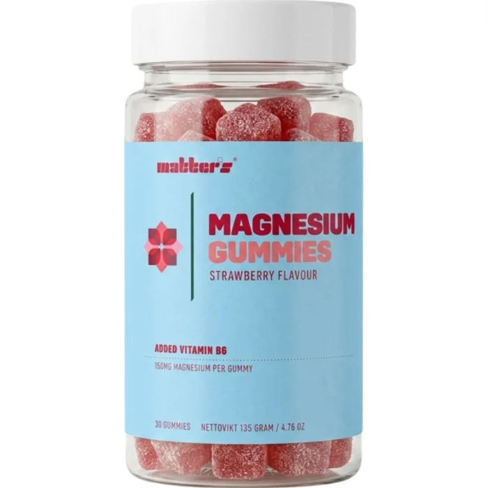 Magnesium 150mg 30 Gummies jordgubb