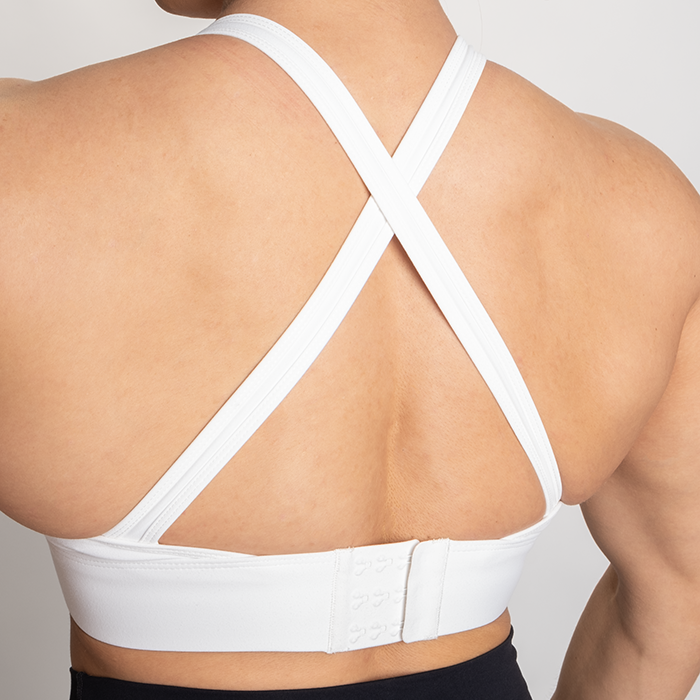 Core Sports Bra, White