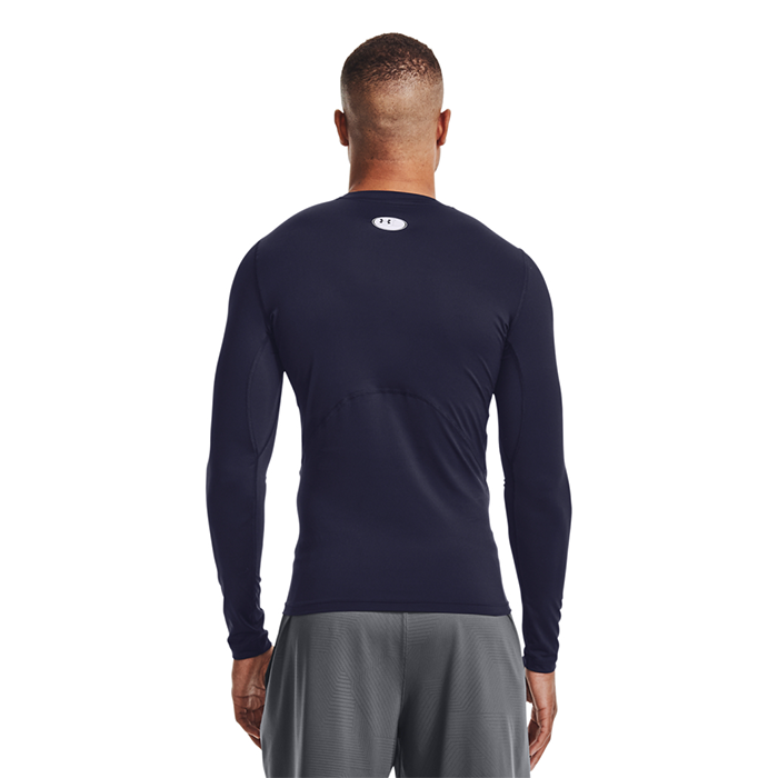 UA HG Armour Comp LS, Midnight Navy