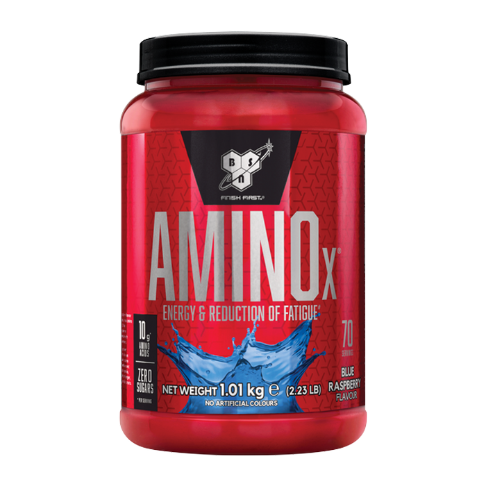 Amino-X BCAA Pulver 70 porsjoner  blue_raz