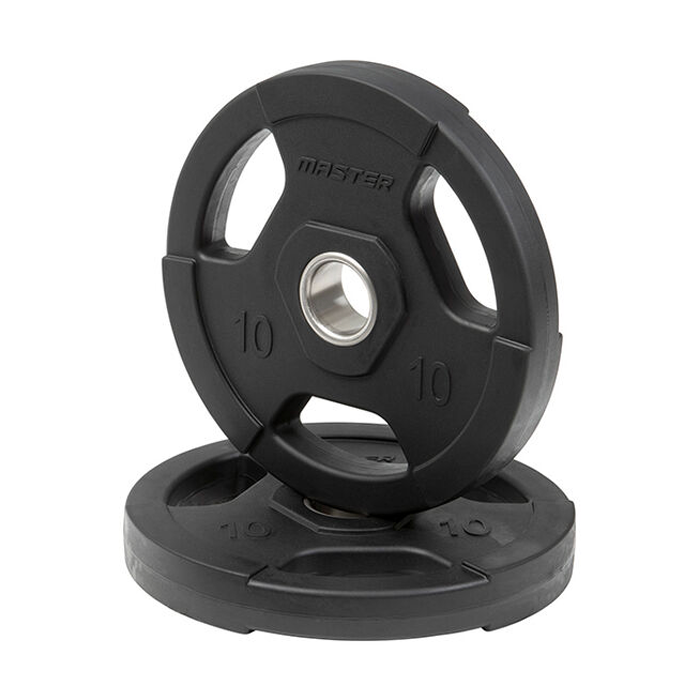 Gummibelagt Vektskive 50 mm 1,25&ndash;20 kg