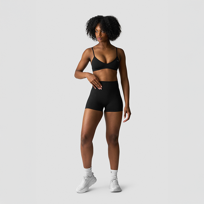 Define Seamless V-formede shorts Svart