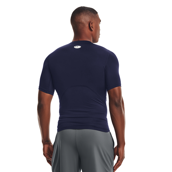 UA HG Armour Comp SS, Midnight Navy