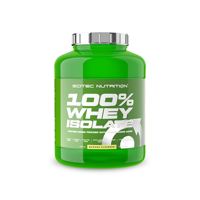 100% Whey Isolate Myseproteinisolat 1816 g banana