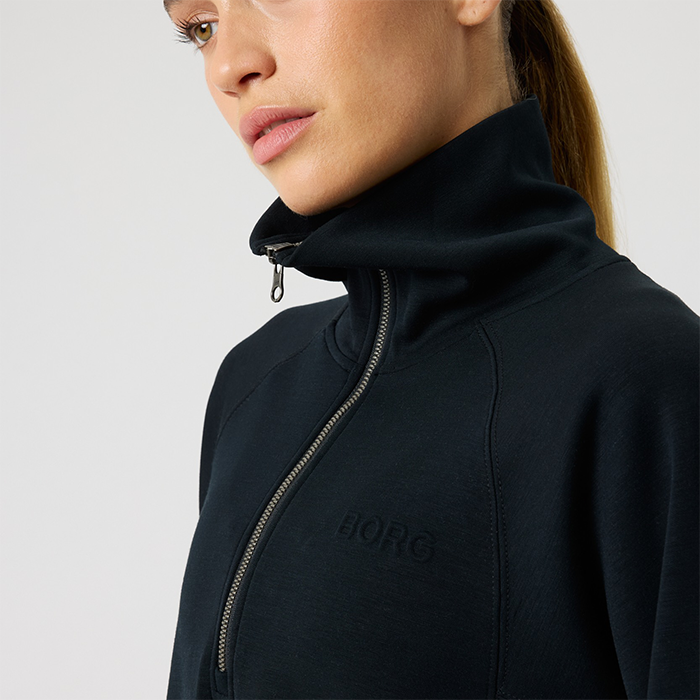 Studio Soft Half‑Zip Sweatshirt Svart