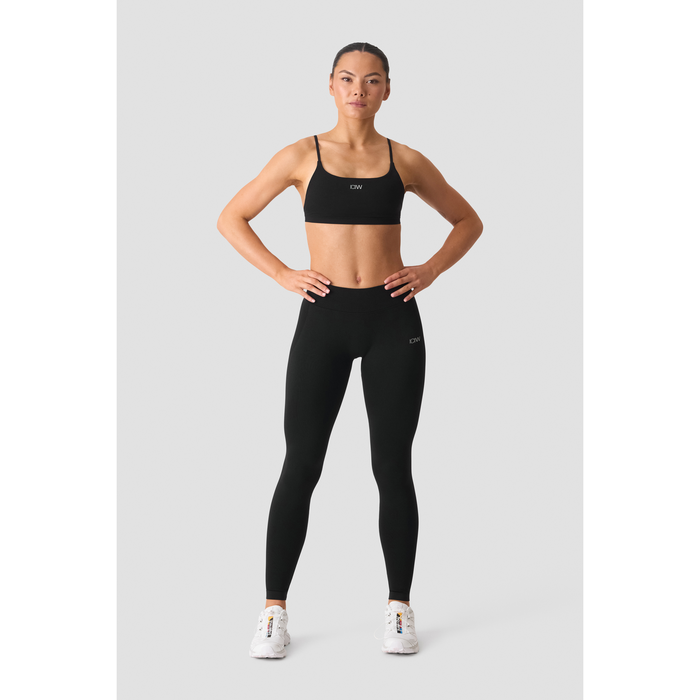 Smooth Seamless Tights V form Svart