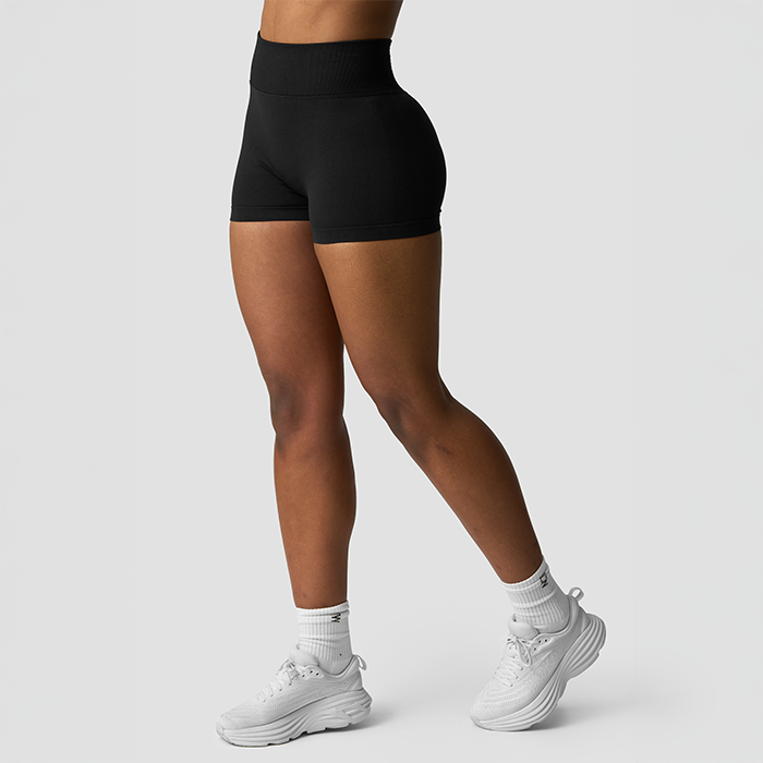Define Seamless V-formede shorts Svart