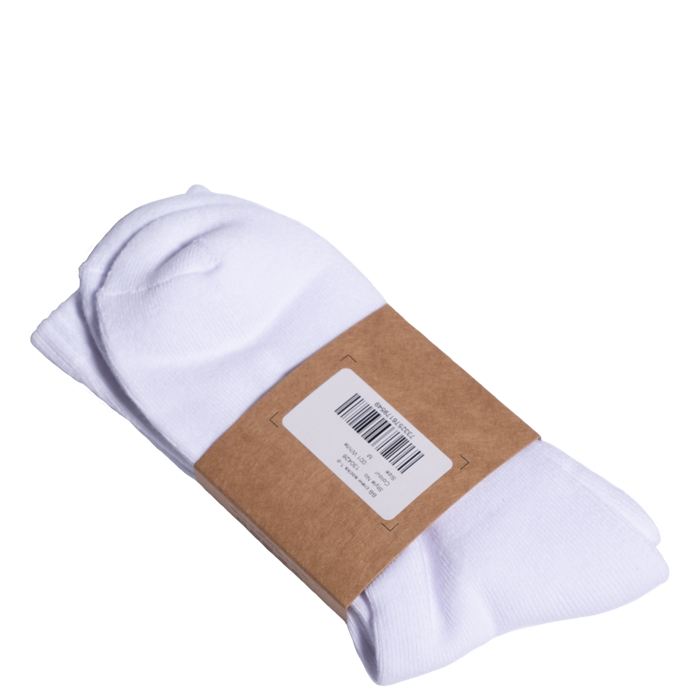 BB Crew Socks 1-pack, White