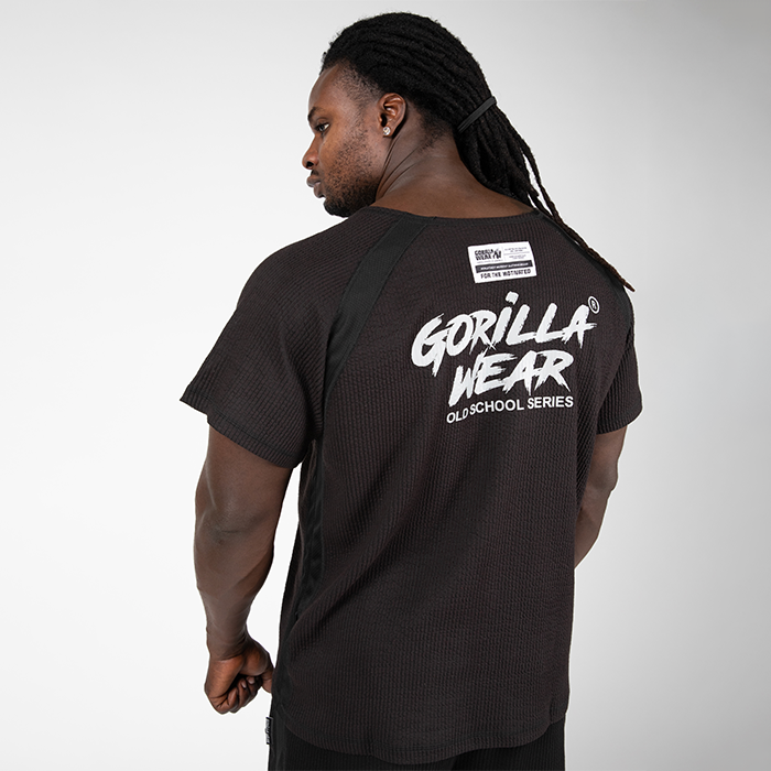 Augustine Old School Work Out Top, Black