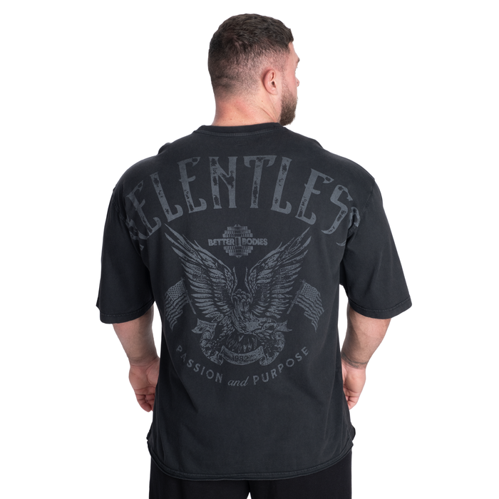 Relentless T‑skjorte Svart Vasket