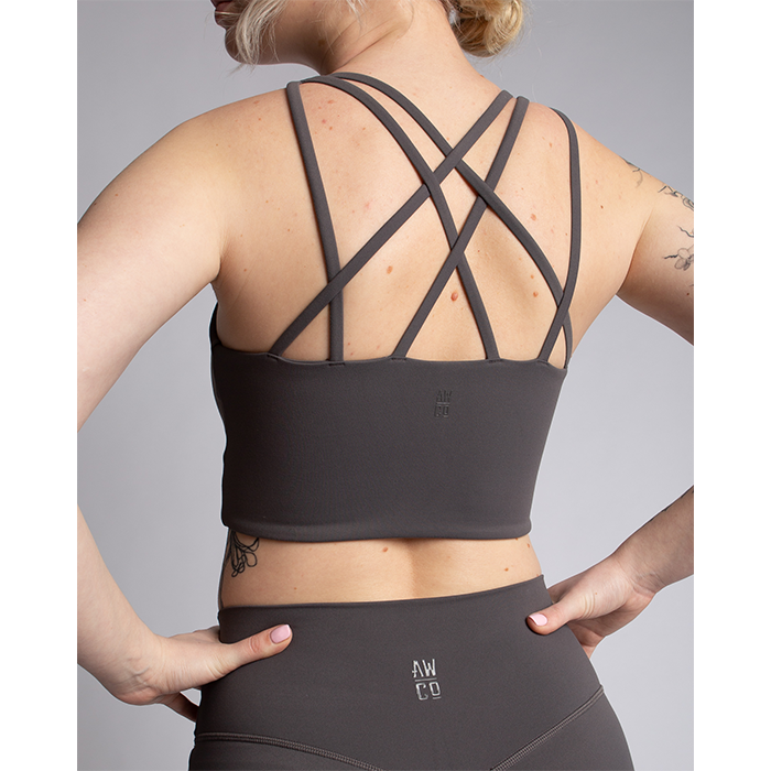 Studio Sports Bra, Graphite Grey