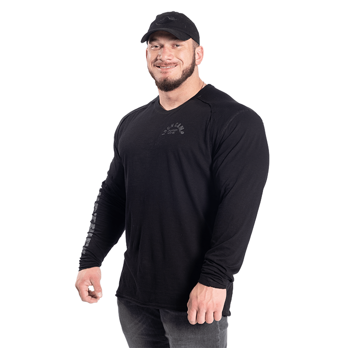 Throwback LS Tee, Black