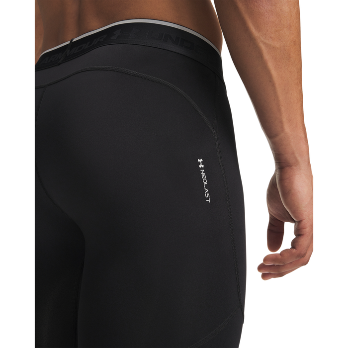 UA HG Elite Long Shorts Black