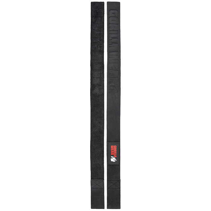 Lifting Straps L&aelig;r Svart