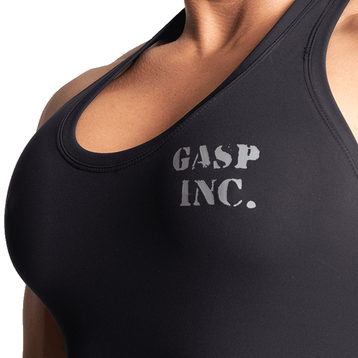 Hardcore Crop T-Back, Black 