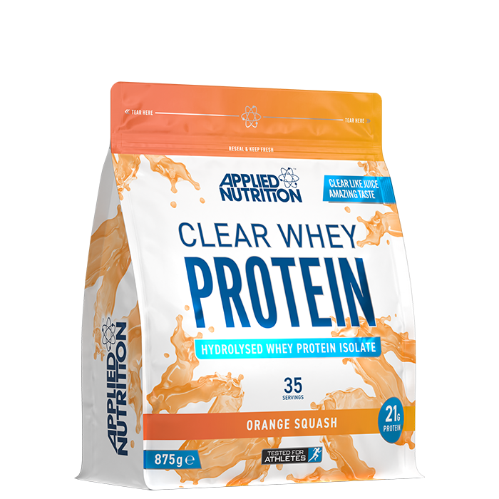Clear Whey Myseprotein 875 g orange